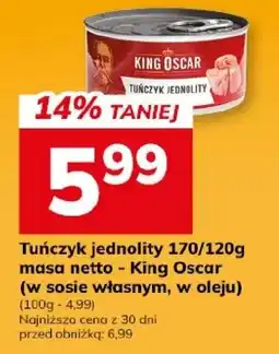 Hitpol King Oscar Tuńczyk jednolity oferta