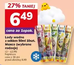 Hitpol Maxco Lody wodne z sokiem oferta