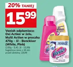 Hitpol Vanish odplamiacz Oxi Action lub Multi Action oferta