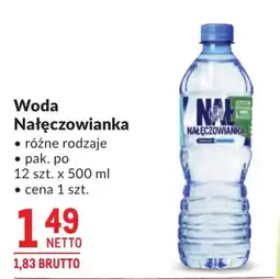 Makro Woda Nałęczowianka oferta
