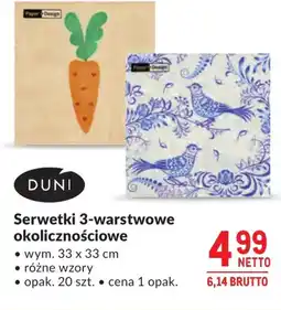 Makro Duni Serwetki 3-warstwowe okolicznościowe oferta