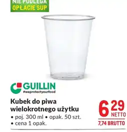 Makro Guillin Kubek do piwa wielokrotnego użytku oferta