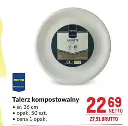 Makro Metro professional Talerz kompostowalny oferta