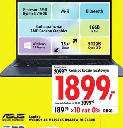 Media Expert Laptop ASUS oferta