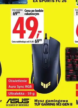 Media Expert Mysz gamingowa ASUS oferta