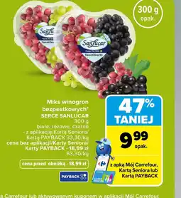 Carrefour Winogrona Sanlucar oferta