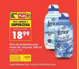 Biedronka Płyn do płukania Lenor oferta