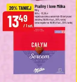 Polomarket Praliny I love Milka oferta