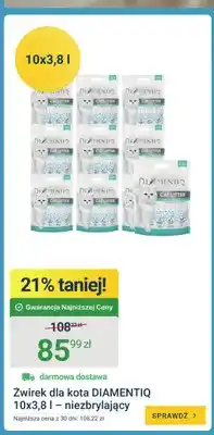 ERLI Żwirek dla kota DIAMENTIQ 10-pak 3,8l niezbrylający oferta