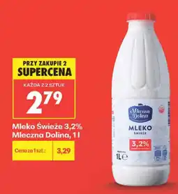 Biedronka Mleko Mleczna Dolina oferta