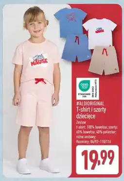 ALDI Zestaw T-shirt i szorty dziecięce #ALDIORIGINAL oferta