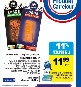 Carrefour Łosoś wędzony Carrefour oferta