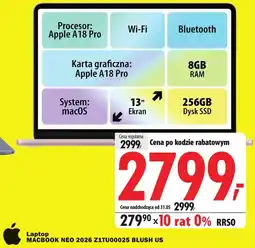 Media Expert Laptop Apple oferta