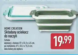 ALDI Składany ociekacz do naczyń HOME CREATION 37x32,3x15,3cm oferta