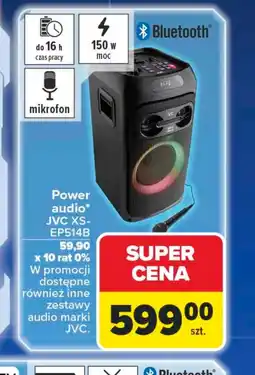 Carrefour Power audio JVC oferta