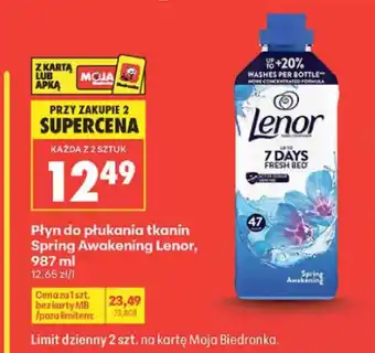 Biedronka Płyn do płukania tkanin Lenor oferta