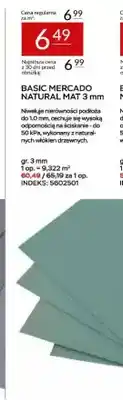 Abra Podkład pod panele BASIC MERCADO NATURAL MAT 3mm oferta