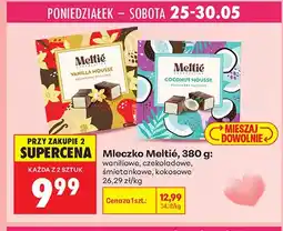 Biedronka Mleczko Meltié kokosowe oferta