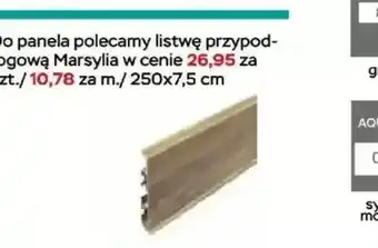 Listwa przypodłogowa Marsylia 250x7,5cm