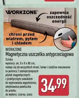 ALDI Magnetyczna uszczelka antyprzeciągowa WORKZONE 8x8x80cm oferta