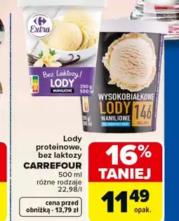 Carrefour Lody bez laktozy Carrefour oferta
