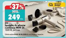Biedronka Suszarka do włosów MPM oferta