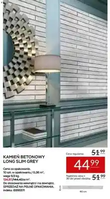 Abra Kamień betonowy Long Slim Grey oferta