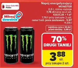 Carrefour Napój energetyczny Monster oferta