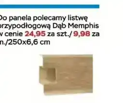 Abra Listwa przypodłogowa Dąb Memphis 250x6,6cm oferta
