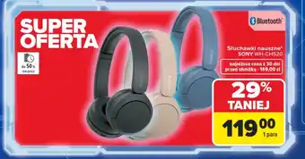 Carrefour Słuchawki bluetooth Sony oferta