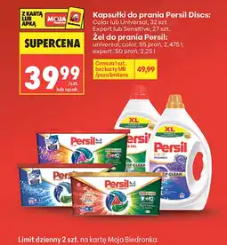 Biedronka Kapsułki do prania Persil oferta
