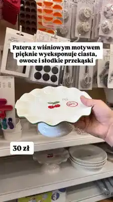 Pepco Patera z wiśniowym motywem oferta