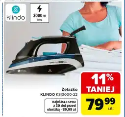 Carrefour Żelazko Klindo oferta