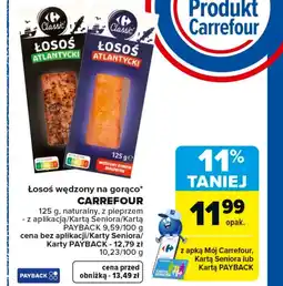 Carrefour Market Łosoś wędzony Carrefour oferta