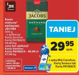 Carrefour Market Kawa mielona Jacobs oferta