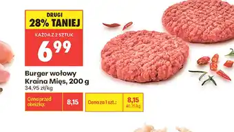 Biedronka Burger Kraina Mięs oferta