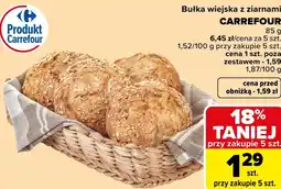 Carrefour Bułka z ziarnem Carrefour oferta