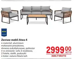 Makro Metro professional Zestaw mebli Ateo 4 oferta
