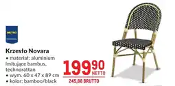 Makro Metro professional Krzesło Novara oferta