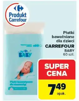 Carrefour Carrefour Płatki bawełniane dla dzieci baby oferta