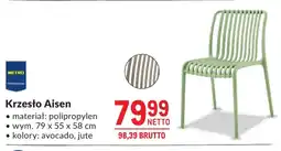 Makro Metro professional Krzesło Aisen oferta