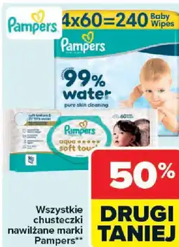 Carrefour Pampers Chusteczki nawilżane oferta