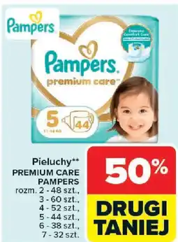 Carrefour Pampers Pieluchy Premium Care oferta