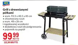 Makro Aro Grill z drewnianymi półkami oferta