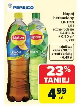 Carrefour Lipton Napój herbaciany oferta