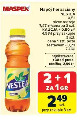 Carrefour Nestea Napój herbaciany oferta