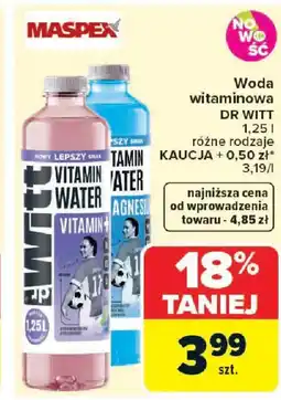 Carrefour Maspex Woda witaminowa dr witt oferta