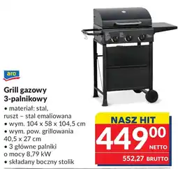 Makro Aro Grill gazowy 3-palnikowy oferta