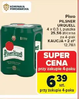 Carrefour Pilsner Urquell Piwo oferta