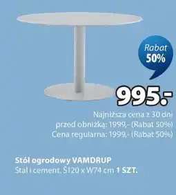 JYSK Stół ogrodowy VAMDRUP oferta